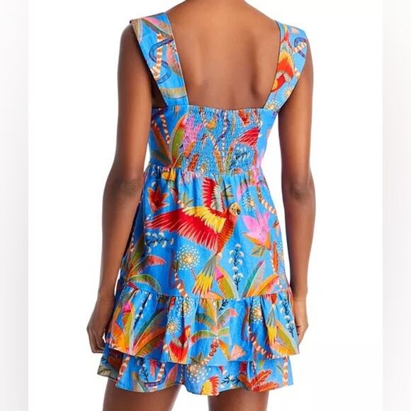 FARM RIO Macaw Party Mini Dress Size XL Excellent Condition! - Picture 3 of 9